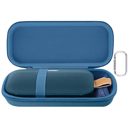 Aenllosi Hard Case for Bose SoundLink Flex 2nd Gen Speaker, Twilight Blue | EVA Hard Shell, Drop Resistant Protection, Water Resistant Protection, Dust Proof Protection, Protective Case Only - color: Twilight Blue, style: Hard Case for Bose SoundLink Flex