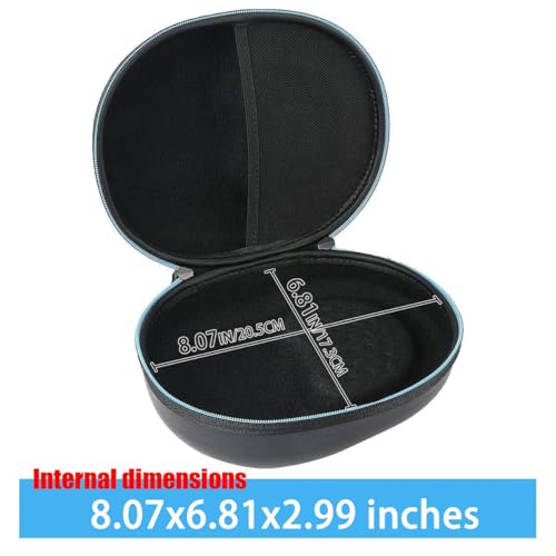 Hard Travel Case for Full Size Headphone | Compatible with Most Headphone, Shockproof, Impact-resistant, Protective Storage Box, Smooth Zipper