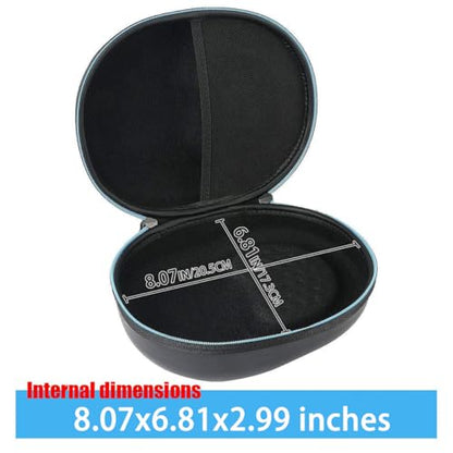 Hard Travel Case for Full Size Headphone | Compatible with Most Headphone, Shockproof, Impact-resistant, Protective Storage Box, Smooth Zipper