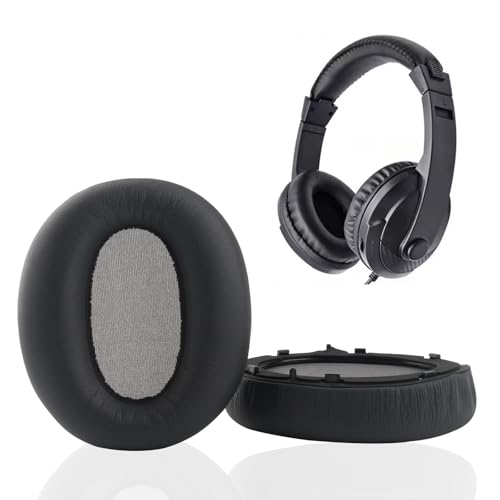 W820NB Ear Pads Replacement Ear Pads Cushions Compatible with Edifier W820NB Headphone Softer Protein Leather Earmuffs Memory Foam Earpads Ear Cups Cover Repair Parts - Gray - color: Black