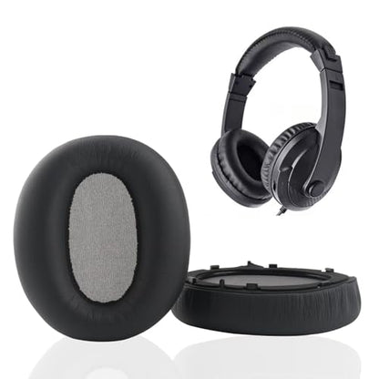 W820NB Ear Pads Replacement Ear Pads Cushions Compatible with Edifier W820NB Headphone Softer Protein Leather Earmuffs Memory Foam Earpads Ear Cups Cover Repair Parts - Gray - color: Black