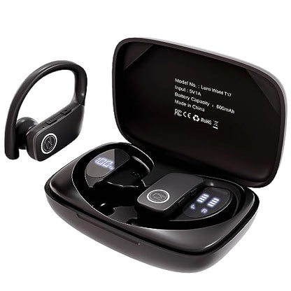 True Wireless Over The Ear earhook Earbuds BT Sports Headphones T17