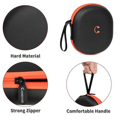 Comecase Headphone Case for JBL Tune 770NC，for JBL Live, 770NC, 660NC, 650B | Adjustable Divider, Cable Space and Carry Handle for Commuting, Gym and Travel, Students and Music Lovers, Case Only - Black - color: Black