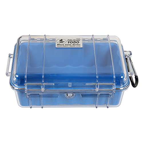 Pelican 1010 Micro Case (Blue/Clear) - color: Blue/Clear, size: One Size