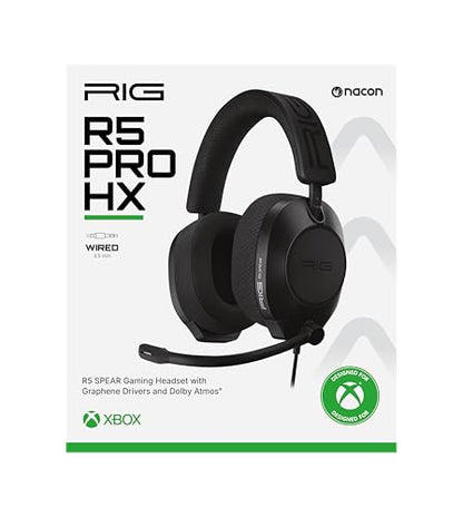 RIG R5 Spear PRO HX Wired Gaming Headset Officially Licensed for Xbox