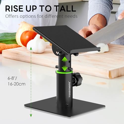 Vondynote 2-Pack Tablet Stand Holders Desktop Stand Angle Height Adjustable | 75°Angle Adjustable, 6"-8" Height Adjustable, For iPad, Phone, Kindle, Mini Monitors - color: Tiltable