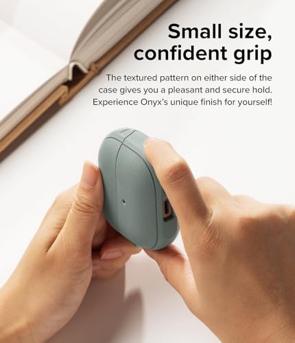 Ringke Onyx Magnetic Designed for Samsung Galaxy Buds 3 Pro & 3 & 3 FE Case [Compatible with MagSafe] Prevents Oily Smudges Feels Good in The Hand Non-Slip Cover - Sage Green - color: Sage Green, size: Galaxy Buds 3 Pro / Galaxy Buds 3