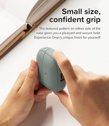 Ringke Onyx Magnetic Designed for Samsung Galaxy Buds 3 Pro & 3 & 3 FE Case [Compatible with MagSafe] Prevents Oily Smudges Feels Good in The Hand Non-Slip Cover - Sage Green - color: Sage Green, size: Galaxy Buds 3 Pro / Galaxy Buds 3
