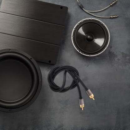 OSALADI Audio Cable Coaxial Digital Audio Cable Aluminum Alloy Shell 1 Meter and Amplifier Speaker Connection