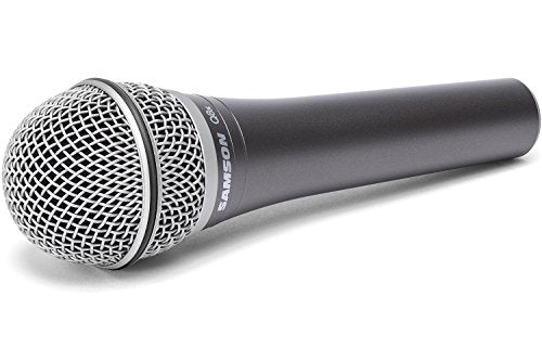 Samson Q8X Dynamic Supercardioid Handheld Microphone | Supercardioid dynamic microphone with neodymium element and shockmount for vocals, drums and guitar cabinets