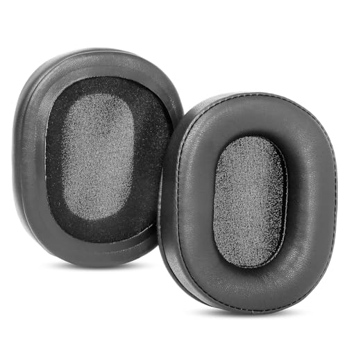 Ear Pads Replacement Compatible with Senal SMH-1000 SMH-1200 Monitor Headphones Earpads Ear Cushions Protein Leather Black