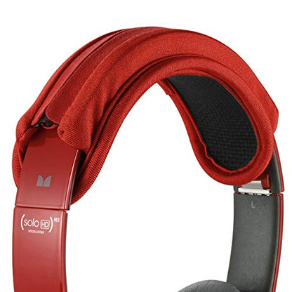 Universal Replacement Headband Cushion Pad Cover Protector Compatible with ATH M50X, QC 35i/35ii, QC25, Solo 2/Solo 3, Studio 2/3 Headphones (Red) - color: Red