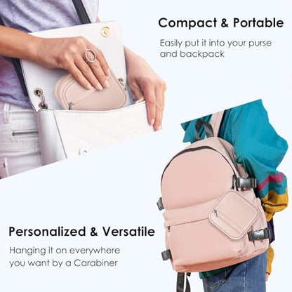 FINPAC Charger Case for MacBook, Small Electronic Organizer Pouch Bag - color: Pink