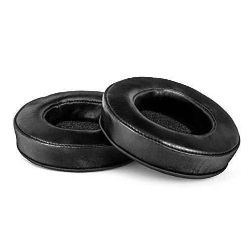 Brainwavz XL Large Sheepskin Leather Replacement Memory Foam Earpads - Suitable for Many Other Large Over The Ear Headphones - Sennheiser, AKG, HifiMan, ATH, Philips, Fostex, Sony (Sheepskin Leather) - color: Genuine Leather