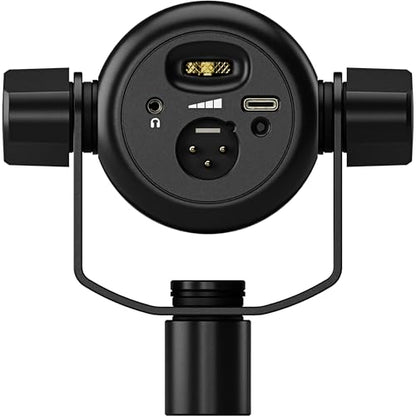 Rode PodMic USB Dynamic Broadcast Microphone Bundle with PSA1+ Silent Boom Arm and 10-Foot Balanced XLR Cable — Dual XLR and USB-C Studio Mic for Podcasting, Live Streaming, Voice Over, Broadcasting