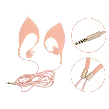 2pcs Creative Gaming Earphone Microphone for Halloween Lightweight in-Ear Headphone Unique Design for Music Videos and