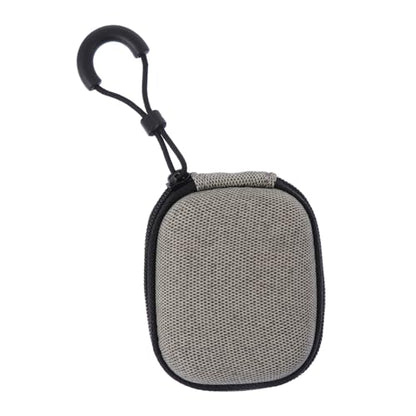 jojofuny Simple Earphone Bag Portable Waterproof Storage Bag for Travel Earbud Case Pouch Cable Management Practical Handbag - color: Yellow