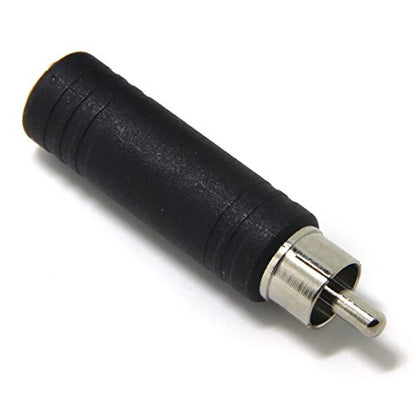 Ancable 4-Pack 1/4 Inch 6.35mm TS Female to RCA Male Adaptor
