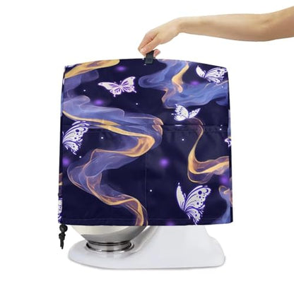 Stand Mixer Cover, Stand Blender Cover Mixer Dust-Proof Cover for Most Standard Stand Mixer Coffee Maker Anti Water Cover Blender Cover Butterfly - color: Butterfly, size: S