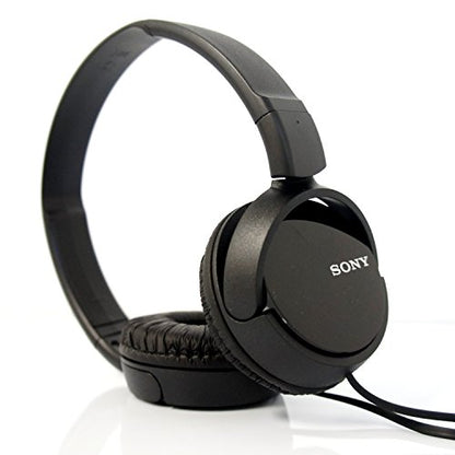 Sony ZX110 Over-Ear Dynamic Stereo Headphones (Black) - color: Black, size: Over-ear, style: Over Ear