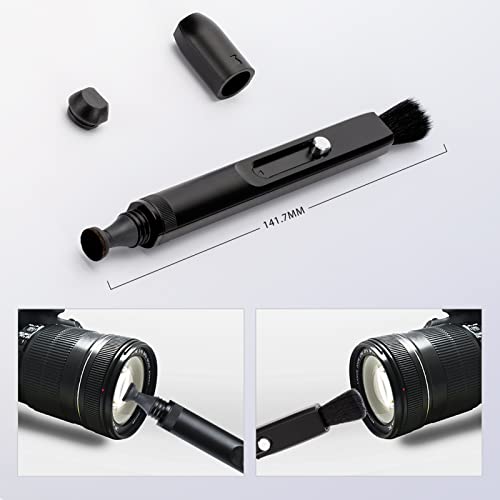 VSGO V-P01E Camera Lens Cleaning Pen with Carbon Tip and Retractable Brush | Dry, Liquid-Free Cleaning for Fingerprints and Smudges; Compact Format for Camera Bags and Travel