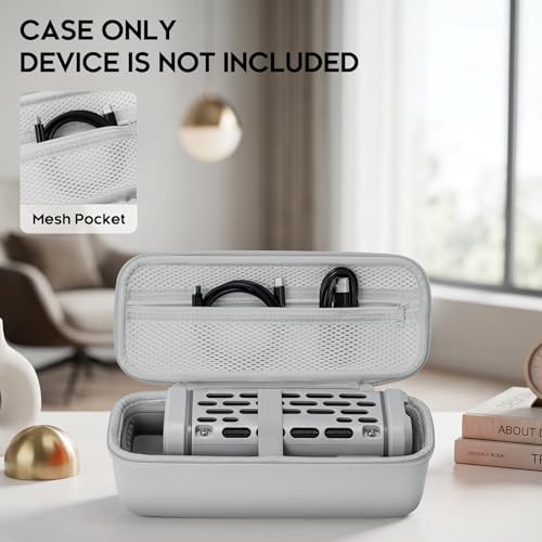 Hard Travel Case Compatible with Turtlebox Ranger Outdoor Portable Bluetooth 5.4 Speaker(Only Case) - color: silver