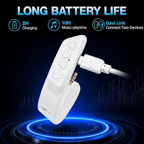 aptX Wireless Bluetooth Adapter for Bose QuietComfort 25, White - color: White