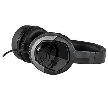 msi Gaming Detachable Microphone Lightweight and Foldable Headband Design Gaming Headphone (Immerse GH30 V2) - size: Large, style: Immerse GH30 V2