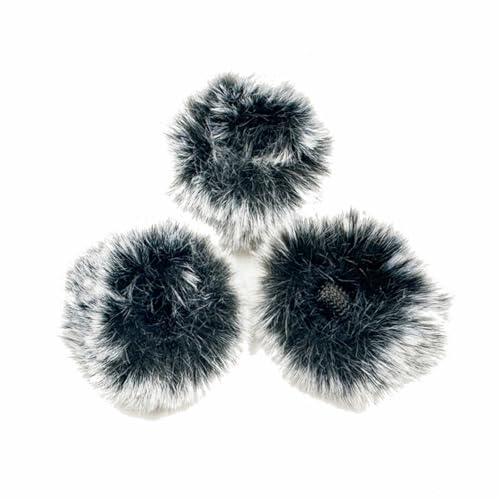 Furry Mic Covering Windscreen for Microphone Reduces Noise and Outdoor Interferences for Outdoor Guard