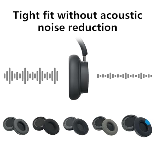 1 Pair Foam Ear Pad Replacement Cushion for SHP9500 SHP9600 Corded Headphones Memory Foam Ear Pad for Headphone