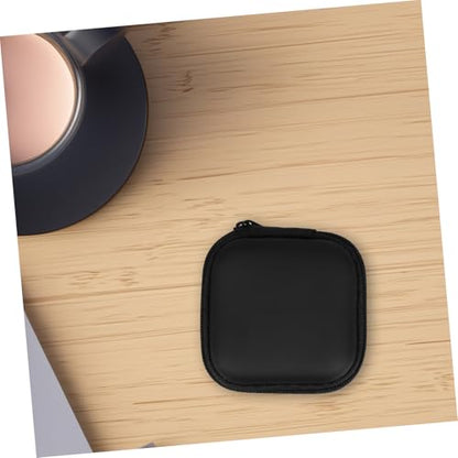 EVA Earbud Case with Mesh Pocket, Hard Shell Organizer for Travel