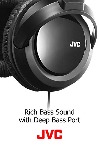 JVC Full Sized Over Ear Headband Over Ear Full Size Headband Black (HARX330)