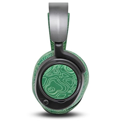 WC Side Plates for Arctis Nova Pro Wireless, Pro Wired & Nova Elite | Made by Wicked Cushions | Also fits Nova Pro Omni, 7, 7X & 7P | Emerald Tide - color: Emerald Tide