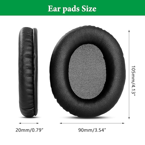 Premium Replacement Earpads Cushions Compatible with Philips PH805 TAPH805BK PH802 TAPH802BK H8506 TAH8506BK Headphones Ear Pads with Softer Protein Leather and Memory Foam