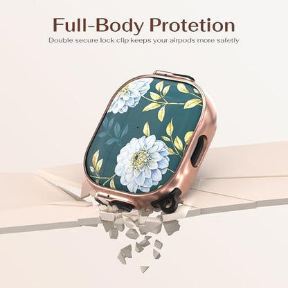 Maxjoy for AirPods 3 Case with Safety Lock, Magsafe Compatible, Green - color: Green White, size: AirPods 3 Case (2021)