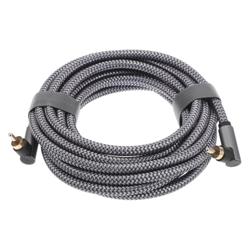 Gatuida 5m Digital Coaxial Audio Cable with Gold Plated Connectors Dual Shielded Cord for Home Theater Subwoofer Amplifier and HDTV Audio Equipment