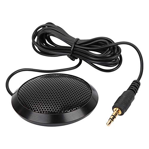 USB Conference Microphone,3.5mm Plug and Play Computer Mic for Desktop Computer and Laptop,360° Omnidirectional Mic for Meeting, Skype, Recording, Chatting, Gaming