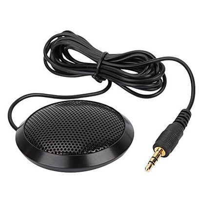 USB Conference Microphone,3.5mm Plug and Play Computer Mic for Desktop Computer and Laptop,360° Omnidirectional Mic for Meeting, Skype, Recording, Chatting, Gaming