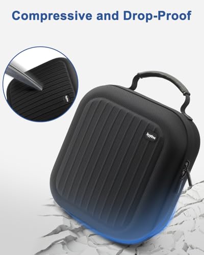 Hard Carrying Case for Meta Quest 3S/Quest 3/Steam Frame/Vision Pro Black - color: Black