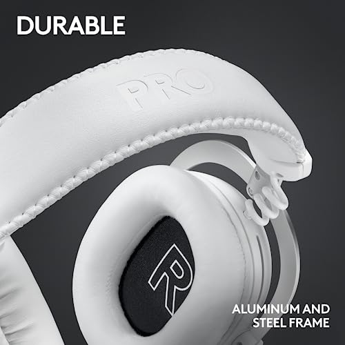 Logitech G PRO X 2 Lightspeed Wireless Gaming Headset - White | Bluetooth/USB/3.5mm Aux for PC, Detachable Boom Mic, DTS:X 2.0—7.1 Surround, 50mm Graphene Drivers - color: White