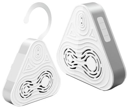 Pyle Portable Wireless Waterproof Shower Speaker, Bluetooth Compatible, Rechargeable Battery Powered Sound Speaker System with AUX, USB Charger, For Mp3, Android, iPod and iPhone (White) - color: White