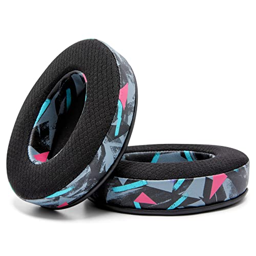 WC Freeze - Cooling Gel Earpads for ATH M50X / SteelSeries Arctis/HyperX | Made by Wicked Cushions | Fits SteelSeries Arctis, ATH M50X, Turtle Beach Stealth & More. Cooler for Longer | 90's Black - color: 90's Black