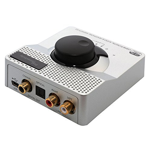 Syba USB 24 Bit 96 KHz DAC Digital to Analog Headphone Amplifier 2 Stage EQ Digital/Coaxial Output and RCA Output (SD-DAC63057) - style: Solid State Amp