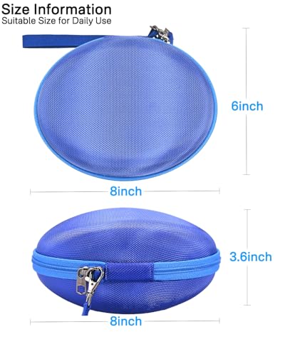 Hard Travel Carrying Case Compatible with Skullcandy Crusher Over-Ear Headphones. (Case Only, Not Include The Device) (Blue) - color: Blue