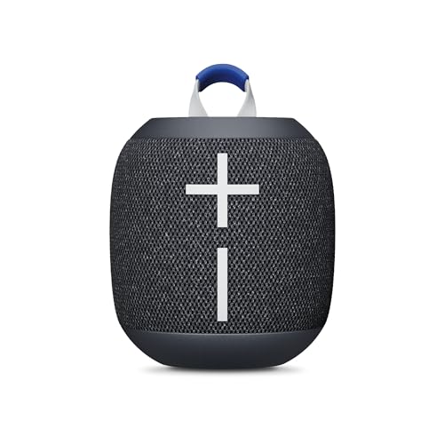 Ultimate Ears WONDERBOOM 4 Portable Waterproof Speaker - Black | Balanced 360-degree sound and bass, dustproof floating design, 131ft (40m) wireless range - color: Black