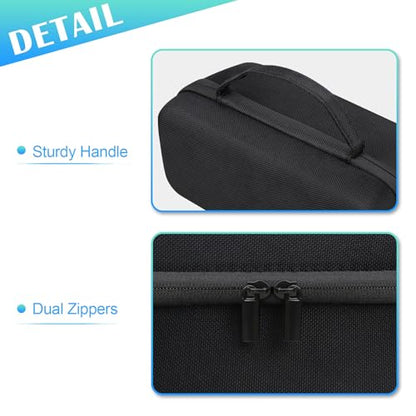 BOVKE Carrying Case for Bushnell Golf Wingman HD GPS Speaker, Portable Golf GPS Speaker Travel Storage Holder, Golfs Bluetooth Speaker Bag Organizer for Charging Cable Accessories, Black