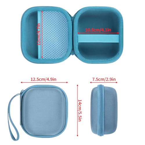Storage Case Compatible with Bose SoundLink Micro 2nd Gen Speaker | Lightweight Carry, Secure Storage, Convenient Zipper, Soft Interior,Light Blue Case - color: Light Blue