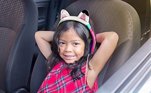 Gabbys Dollhouse Kids Headphones with 3.5mm Jack, Wired Headphones | Adjustable Headband - color: Gabbys Dollhouse
