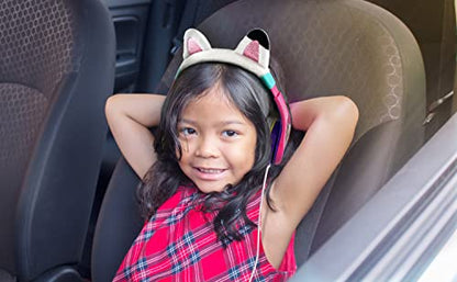 Gabbys Dollhouse Kids Headphones with 3.5mm Jack, Wired Headphones | Adjustable Headband - color: Gabbys Dollhouse