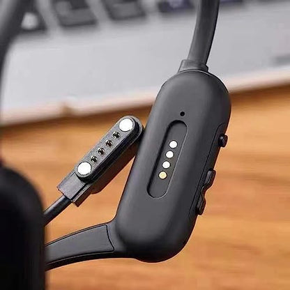 Replacement Magnetic Charging Cable for Bone Conduction Headphones, USB Charger Cord for 4-pin Interface Bone Conduction Headphones, Smartbands, and Smartwatches (7.62mm Pitch) - size: 1 Pack